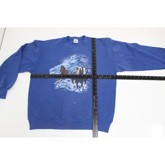 Vintage Cross Country Trail Ride Missouri Horse Sweatshirt Large - Picture 8 of 10